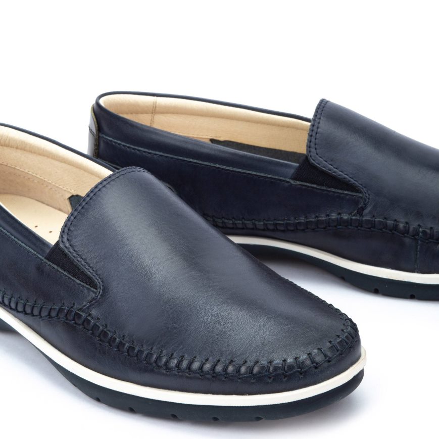 Men's Pikolinos MARBELLA Moccasins Blue | NZ G2Q15A0